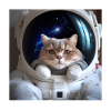 Chat dans l’espace