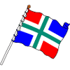 Flagge Provinz Groningen