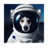 Dog in space