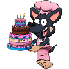 Chihuahua Dog With Birthday Cake