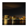 Big city skyline at night