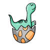 Dinosaur Egg Dino Motif