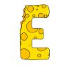 Letter E