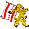 Lion with flag Drenthe drenthe flag