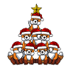 Fox Christmas Tree