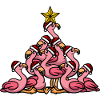 Flamingo Christmas Tree