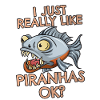 Piranha Geschenk