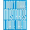 Date Mistakes Quote Logo