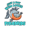 Piranha Geschenk