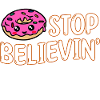 Donut Statement Naschen Backen Nachspeise Lecker