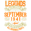 1941 September Birthday Legend