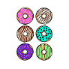 Lecker Naschen Donut Süßigkeiten Statement
