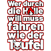 fahren wie der Teufel