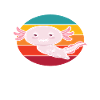 Dicton rétro Axolotl
