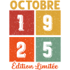 Octobre 1925 Édition limitée