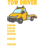 Abschleppfahrer Stundensatz Abschleppwagenfahrer
