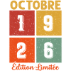 Octobre 1926 Édition limitée