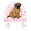 Sweet Bullmastiff Lover Kawaii