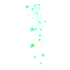 stars, hearts, drawing, illustration,green,star