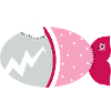 Kuschelfisch Zombiefisch rosa Mädchen