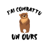Je combattais un ours