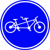 Bicycle tandem