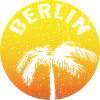 Berlin revendique rond avec palmier