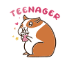 TeeNager Tea Hamster Teenager Rodent