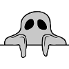 Ghost Behind Wall Comic