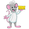 Mouse Cook Cheese Cooking