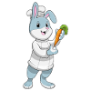 Bunny Cook Carrot Cooking