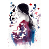 Butterfly Lady Watercolours