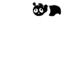 panda herz tierliebe bär