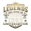 Legend September 1989 33rd Birthday Gift Fun