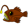 Frogfish Lanternfish Deep-sea fish Luminous fish