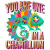 Chameleon funny saying You-Are-One-In-A-Million