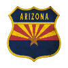 Arizona flags crest design