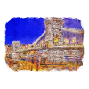 Budapest Hongrie Aquarelle Sketch Illustration