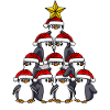 Pinguin Weihnachtsbaum
