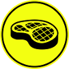 Meat steak symbol
