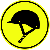 Equestrian hat icon