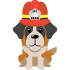 Firefighter Dog My Hero