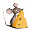 Sweet mouse with cheese