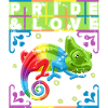 Rainbow Chameleon, LGBT Pride-Rainbow LGBTQ