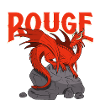 Dragon Rouge sur un Rocher