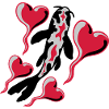 Hearts Koi Fish Nishikigoi
