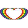 LGBTQ Rainbow Heart