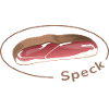 Speck mit Schrift Light
