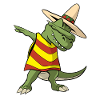 Dabbing Crocodile mexicain