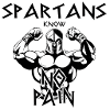 Spartan knows no pain